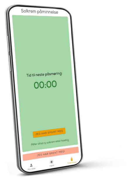 Home page shown on a phone screen